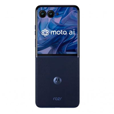 Smartphone Motorola Razr 50 Ultra 5G Navy Blue com 512GB, 24GB RAM Boost, Tela de 6.9, Câmera Traseira 50MP, Android 14 Azul