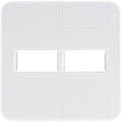 Placa 2 Postos 4x4 Tramontina Tablet Branca