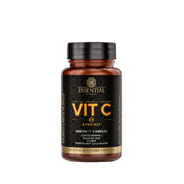 Vit C 4 Protect Vitamina C Essential Nutrition 120 Cápsulas