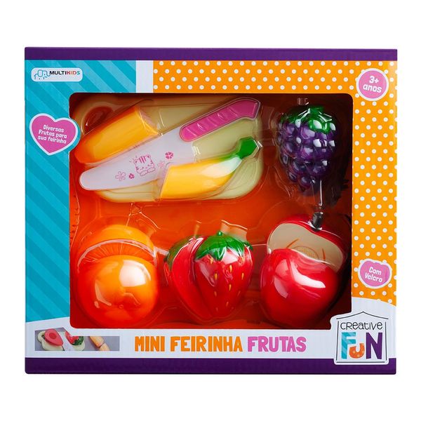 Creative Fun Mini Feirinha Frutas Multikids - BR1111 BR1111 Creative Fun Mini Feirinha Frutas Multikids - BR1111 BR1111