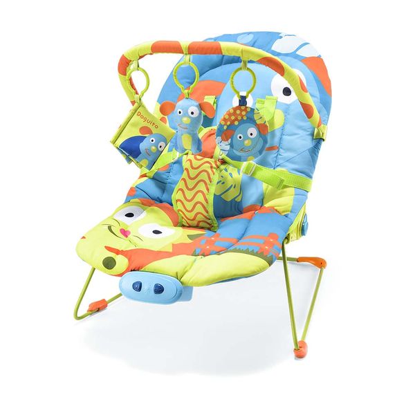 Cadeira de Descanso para Bebês Little Nap Cachorro 0-15kgs Verde Multikids Baby BB362 BB362