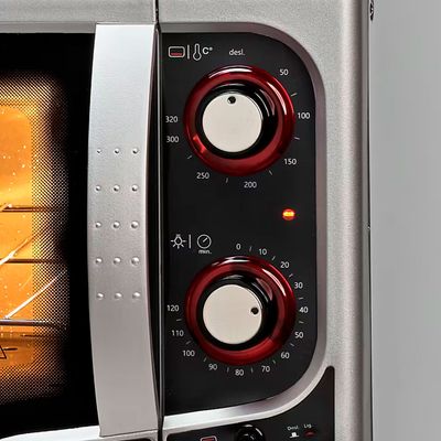 Forno Elétrico Gourmet Grill 44L Fischer Prata / 110V
