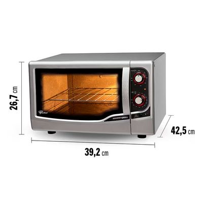 Forno Elétrico Gourmet Grill 44L Fischer Prata / 110V