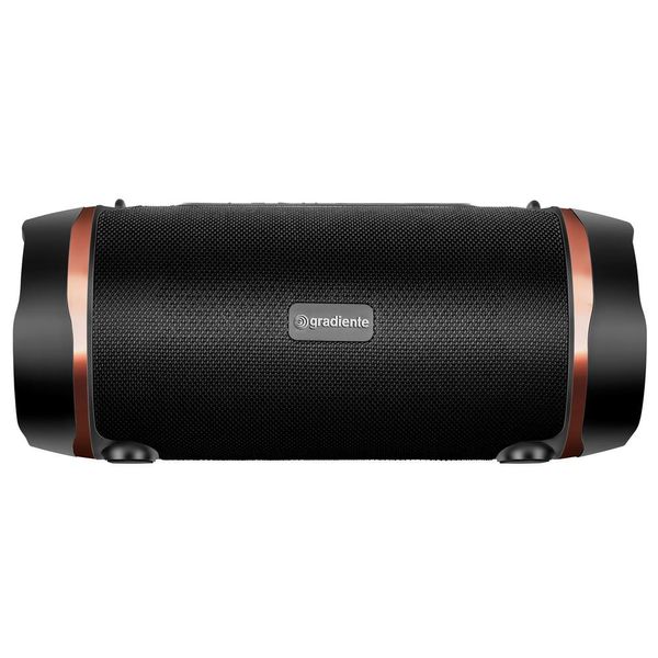 Caixa de Som Portátil Gradiente GSP200 com Bluetooth Entrada USB e Rádio FM 50W Preto / Bivolt