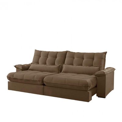Sofá Classic Veludo 02 Módulos 90 Cm B25 Cm Meu Sofá Online B016 Veludo Marrom