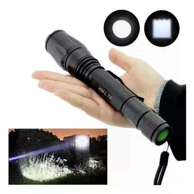 Lanterna Tática Led T6 258000w 468000 Lumens 2 Baterias Zoom