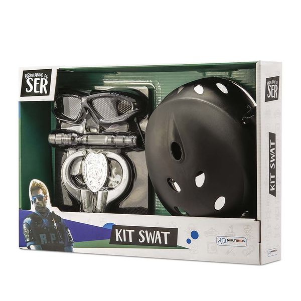Kit Brincando de Ser Swat Multikids - BR966 BR966 Kit Brincando de Ser Swat Multikids - BR966 BR966