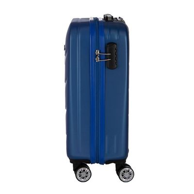 Mala De Bordo Abs Gosuper Oslo Cadeado Integrado Rodas Giro 360° Azul Royal Azul P