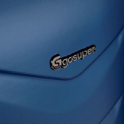 Mala De Bordo Abs Gosuper Oslo Cadeado Integrado Rodas Giro 360° Azul Royal Azul P