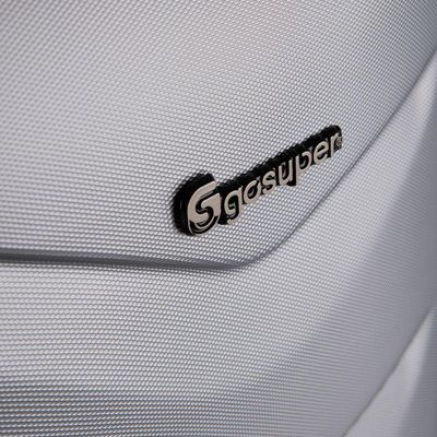 Mala De Bordo Abs Gosuper Oslo Cadeado Integrado Rodas Giro 360° Prata P