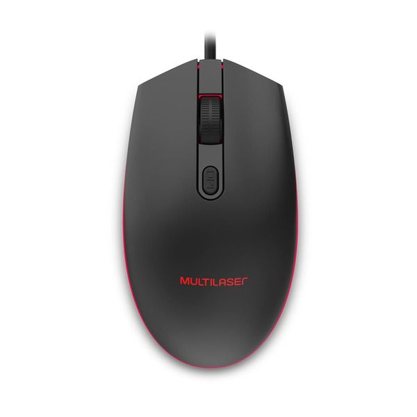 Mouse Gamer 2400DPI Led 7 Cores Preto - Multilaser - MO298 MO298 Mouse Gamer 2400DPI Led 7 Cores Preto - Multilaser - MO298 MO298