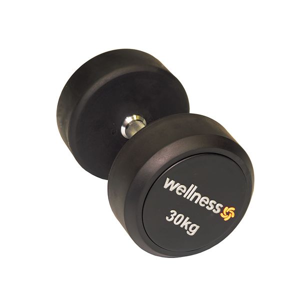 Dumbell Emborrachado Deluxe 30 Kg Wellness - WK125 WK125