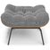 Kit 02 Puffs Decorativos Sala de Estar Costela L02 Pied Poule - Lyam Decor