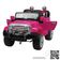 Jipe Elétrico Infantil Trilha 12V Rosa Bel Único / 12V