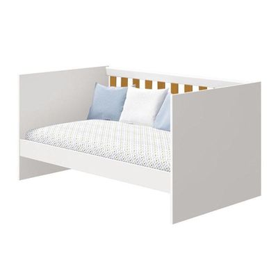 Berço Mini Cama Katatau Flex Branco/savana - Reller Móveis Branco/savana