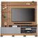 Estante Painel Para TV 65 Pol com LED Aracati C04 Freijó Cinza Fosco - Lyam Decor