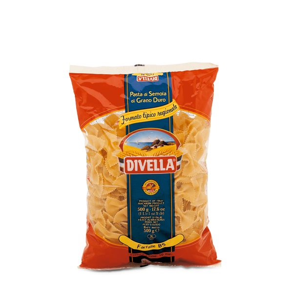 MACARRÃO DIVELLA 85 FARFALLE 500G