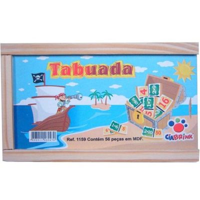 Jogo Tabuada em Madeira - Ciabrink