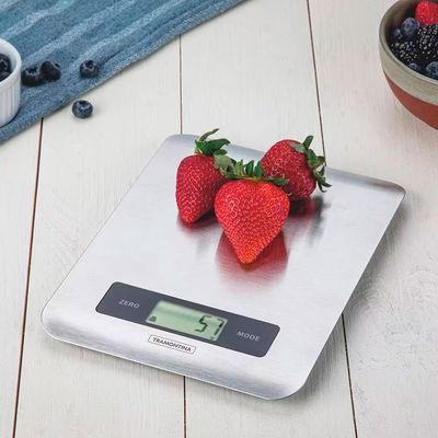 Balança Digital para Cozinha Tramontina Adatto 5kg em Aço Inox Inox