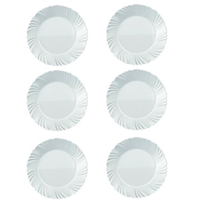 Prato de Sobremesa Duralex Opaline Pétala 19,5 cm 6 Unidades - Nadir