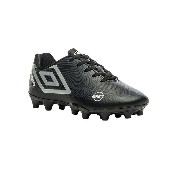 Chuteira Campo Umbro Orbit Infantil 29 / Preto e cinza