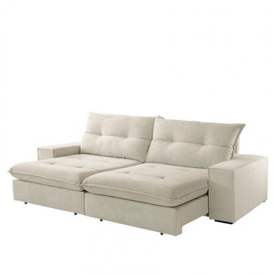 Sofá Athenas Linho 02 Módulos 100 Cm B25cm Meu Sofá Online A302 Linho Branco