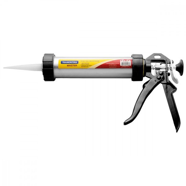 Pistola Aplicadora de Silicone 600 ml Tramontina com Tubo em Aluminio Pistola Aplicadora de Silicone 600 ml Tramontina com Tubo em Aluminio