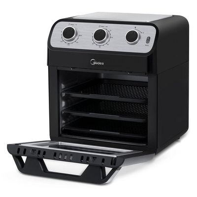 Fritadeira Elétrica Air Fryer Midea OvenFryer 12L FFA20P Preto 220V