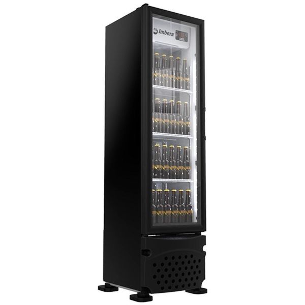 Cervejeira Imbera 229 Litros Porta De Vidro Preto Ccv144-127v