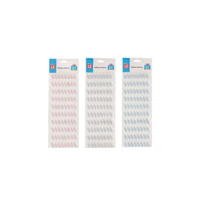 Adesivo Le Mamadeira 18mm com 80 Unidades Cores Diversas - Item Sortido