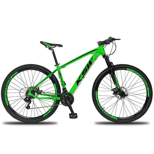 Bicicleta Aro 29 Verde/preto 19