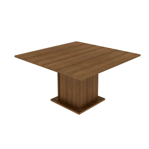 Mesa Madesa Quadrada Tampo de Madeira 5286A Rustic Cor:Rustic Mesa Madesa Quadrada Tampo de Madeira 5286A Rustic Cor:Rustic