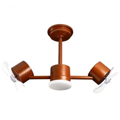 Ventilador De Teto Treviso Infinit Led Cobre Bivolt