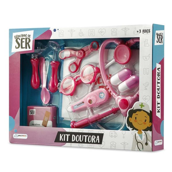 Kit Brincando de Ser Doutora Multikids - BR960 BR960 Kit Brincando de Ser Doutora Multikids - BR960 BR960