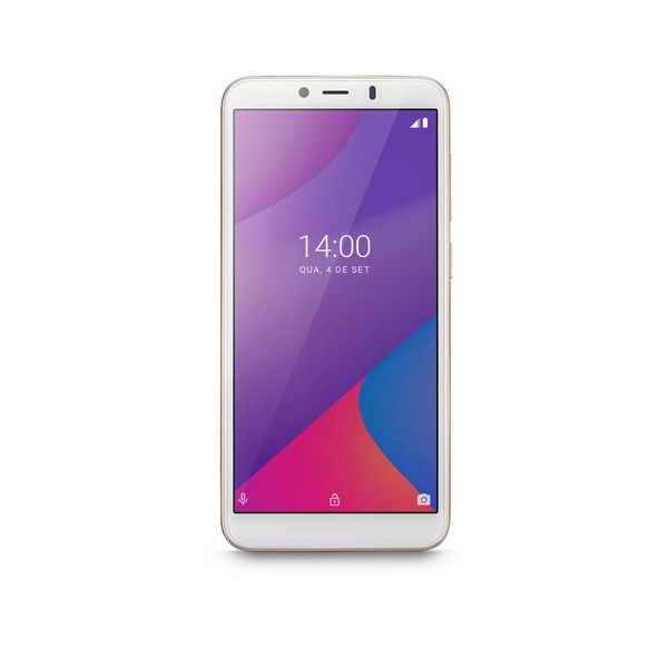 Smartphone Multilaser G Max 4G 32GB 1GB Ram Tela 6.0 Pol. Octa Core Android 9.0 GO Dourado - P9108 P9108