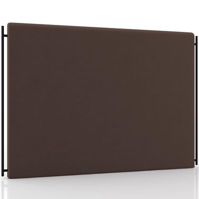 Cabeceira Cama Box Queen 160cm Estofada Goya P05 Veludo Marrom - Lyam Decor