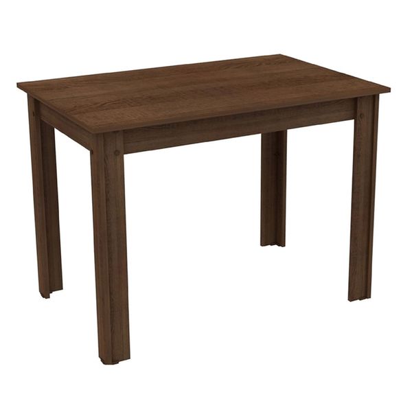 Mesa Madesa Retangular Tampo de Madeira 5258B Rustic Cor:Rustic Mesa Madesa Retangular Tampo de Madeira 5258B Rustic Cor:Rustic