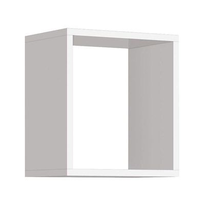 Kit 3 Nichos E Prateleira Juju Branco Brilho - Reller Móveis Branco Brilho