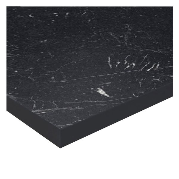 Tampo Madesa 100% MDF para Balcão de Pia 120 cm Nero Marquina Cor:Nero Marquina Tampo Madesa 100% MDF para Balcão de Pia 120 cm Nero Marquina Cor:Nero Marquina