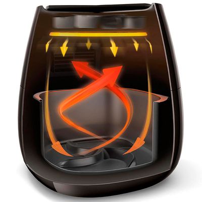 Fritadeira Elétrica Sem Óleo Air Fryer RI9217 4,5 L Philips Walita Preto / 110V