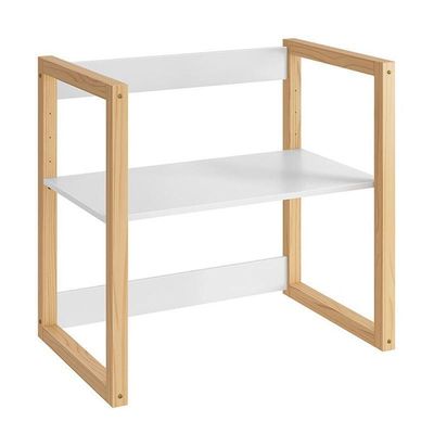 Mesa Infantil Zoe Branco Fosco/madeira Natural - Reller Móveis Branco Fosco/madeira Natural