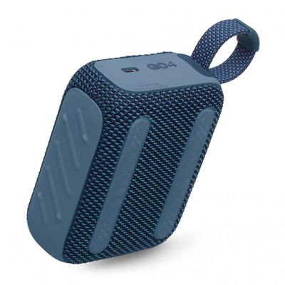 Caixa de Som Portátil JBL GO 4 com 4,2 W RMS, Bluetooth 5.3 e Resistência à Água IP67 Azul