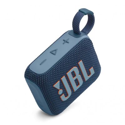Caixa de Som Portátil JBL GO 4 com 4,2 W RMS, Bluetooth 5.3 e Resistência à Água IP67 Azul