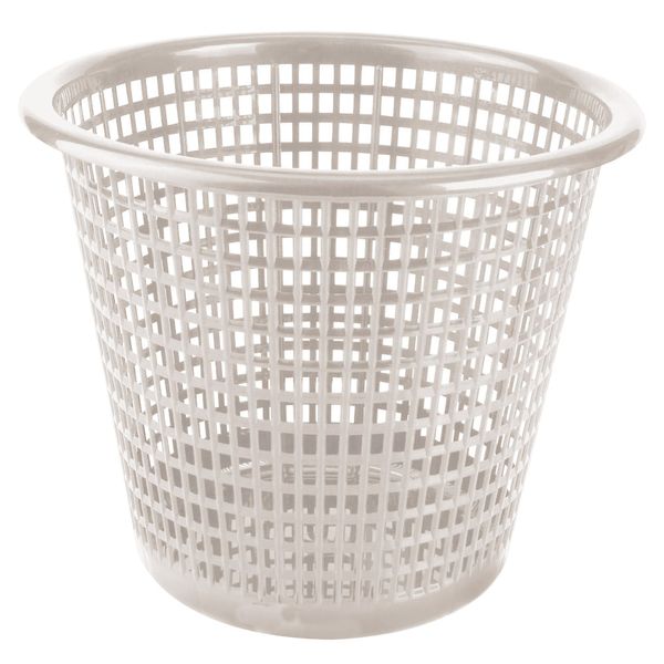 Lixeira Plástica Vazada 10L Branco Antigo Lixeira Plástica Vazada 10L Branco Antigo