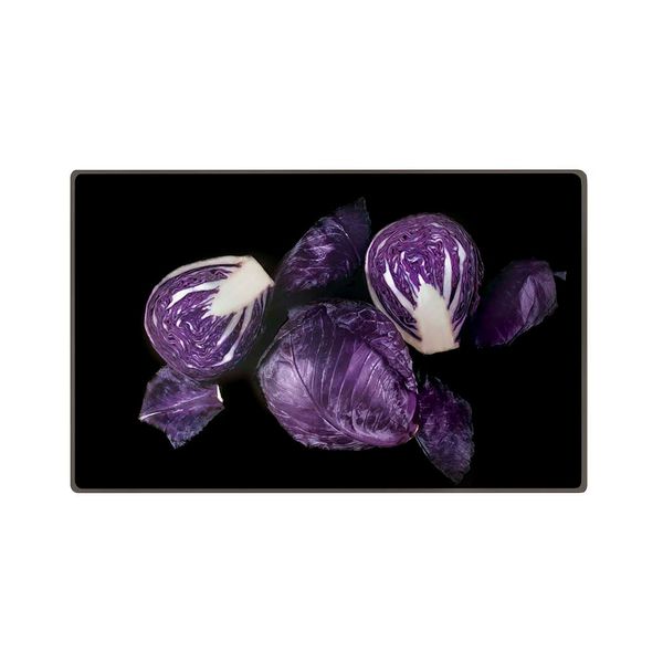 Tábua de Vidro para Corte Retangular 20cm x 30cm - repolho Tábua de Vidro para Corte Retangular 20cm x 30cm - repolho