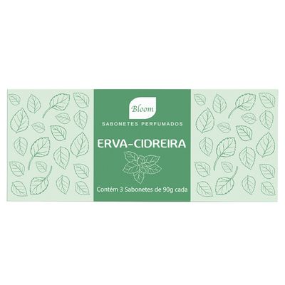 Sabonete Erva-Cidreira Est com 3 unidades 90g cada  (01147)