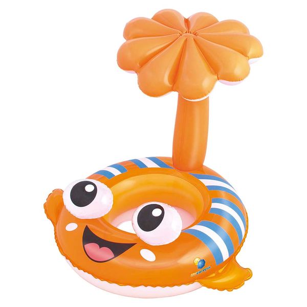 Boia Peixinho com Fralda e Para-sol Boia Peixinho com Fralda e Para-sol