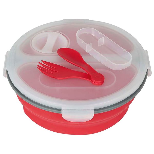 Marmita Retrátil Redonda com Talher Marmita Retrátil Redonda com Talher