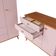 Guarda Roupa Infantil Ternura com 3 Portas, 2 Gavetas e 5 Nichos Bartira Rosa Wood