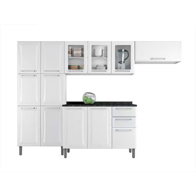 Cozinha Completa Tarsila com 13 Portas e 3 Gavetas Itatiaia Branco
